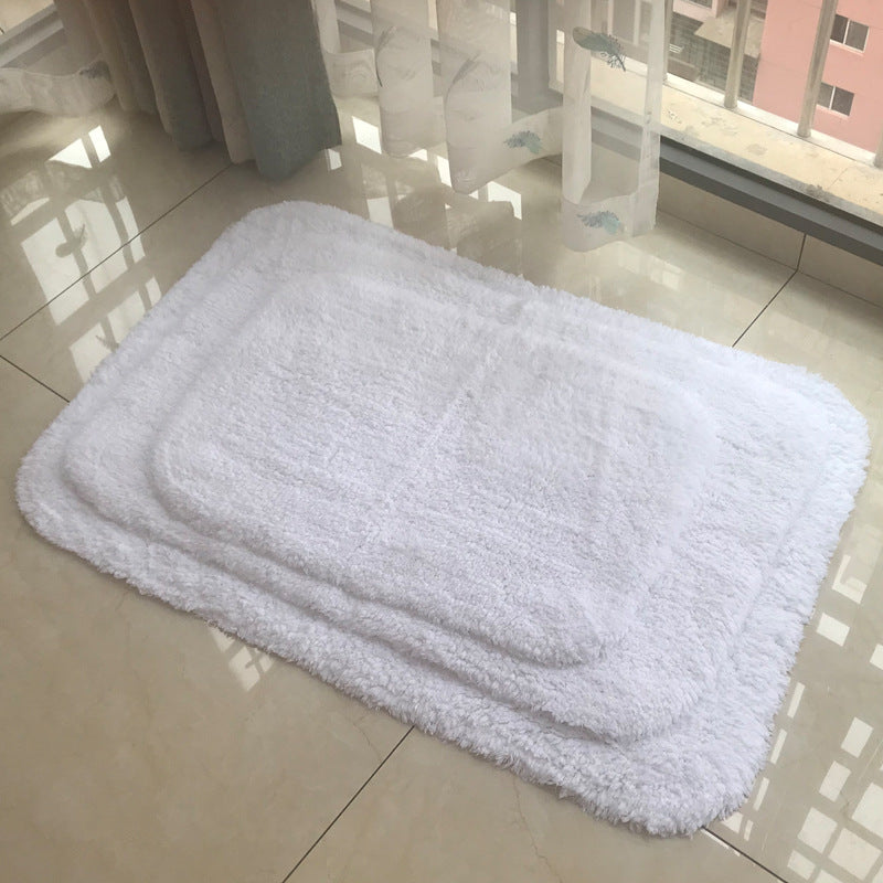 Five-star Hotel Bathroom Long-pile Rug Thick Cotton Bath Mat