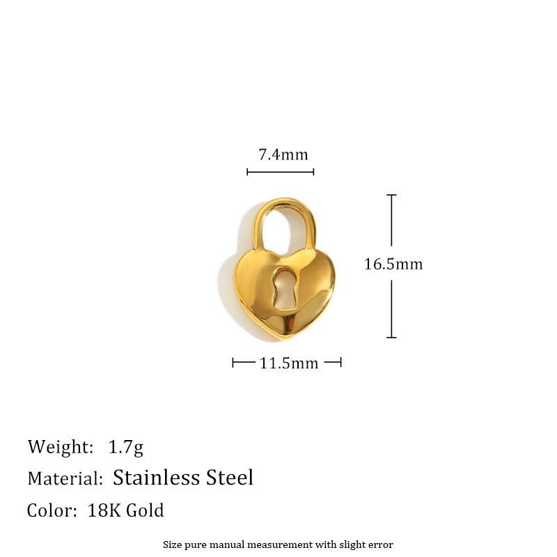DIY Jewelry Accessories Stainless Steel Plated Pendant