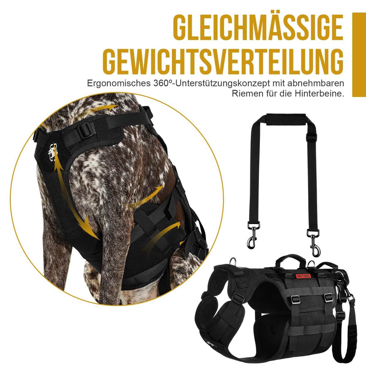 Tactical Vest Outdoor Dog Harness
