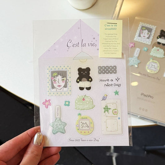 Cute DIY Planner Phone Case And Computer Stickers