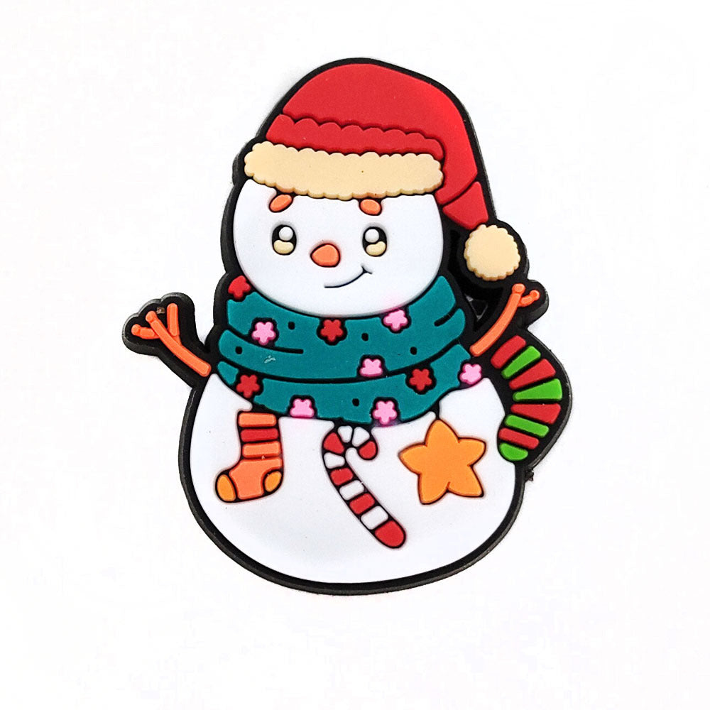 Christmas Accessories PVC Soft Rubber Shoe Buckles