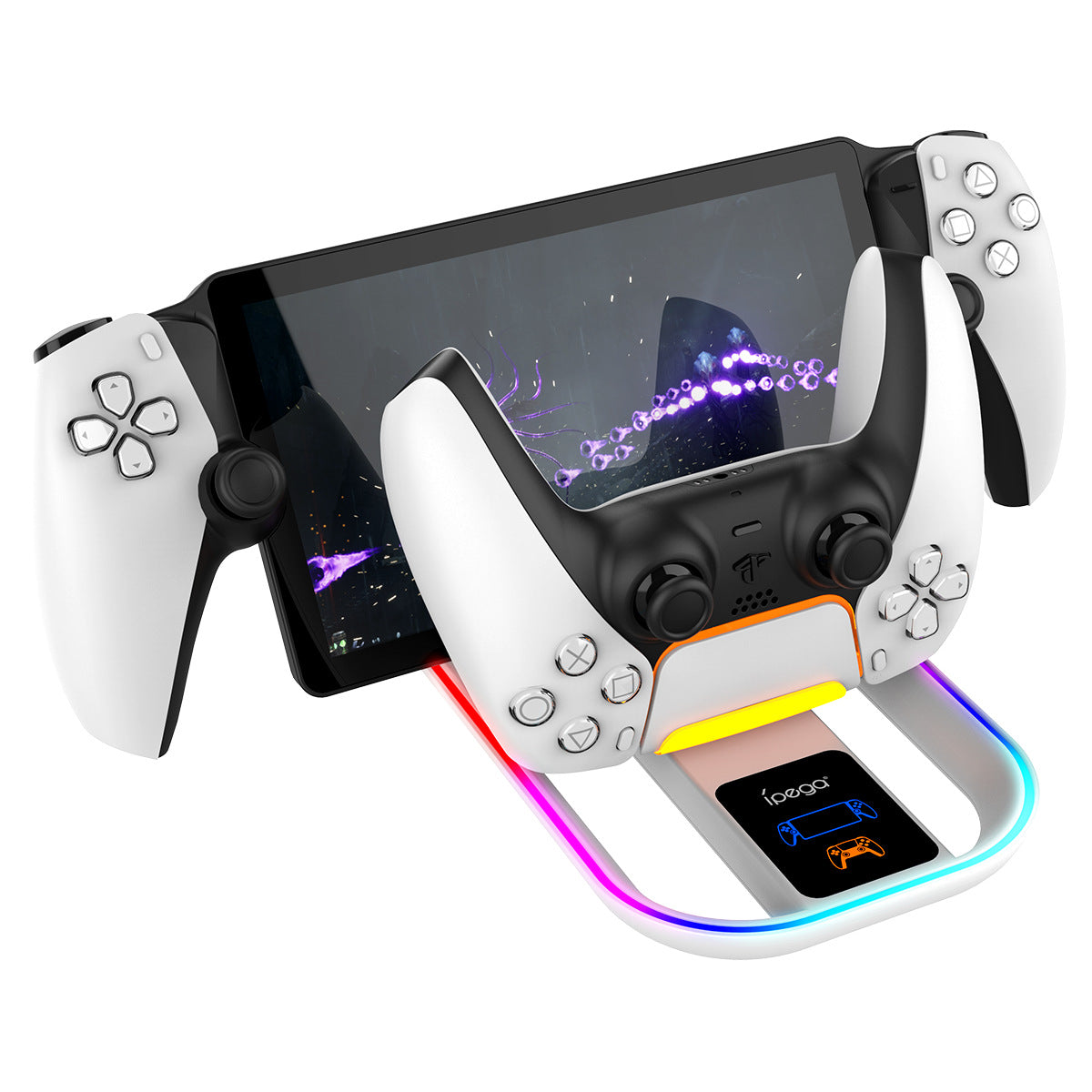 Streaming Game Machine Charging Base With Colorful