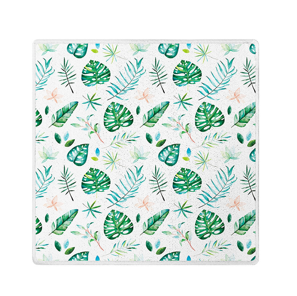 Printed Microfiber Kitchen Cleaning Cloth Small Square Towel