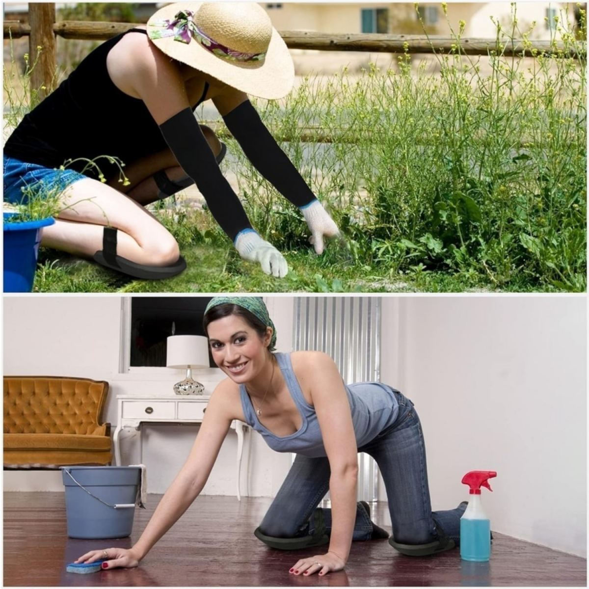 Black Knee Pads, Gardening Gloves, Knee Wraps, Velcro Knee Pads, Hand Tools For Gardening And Outdoor Use