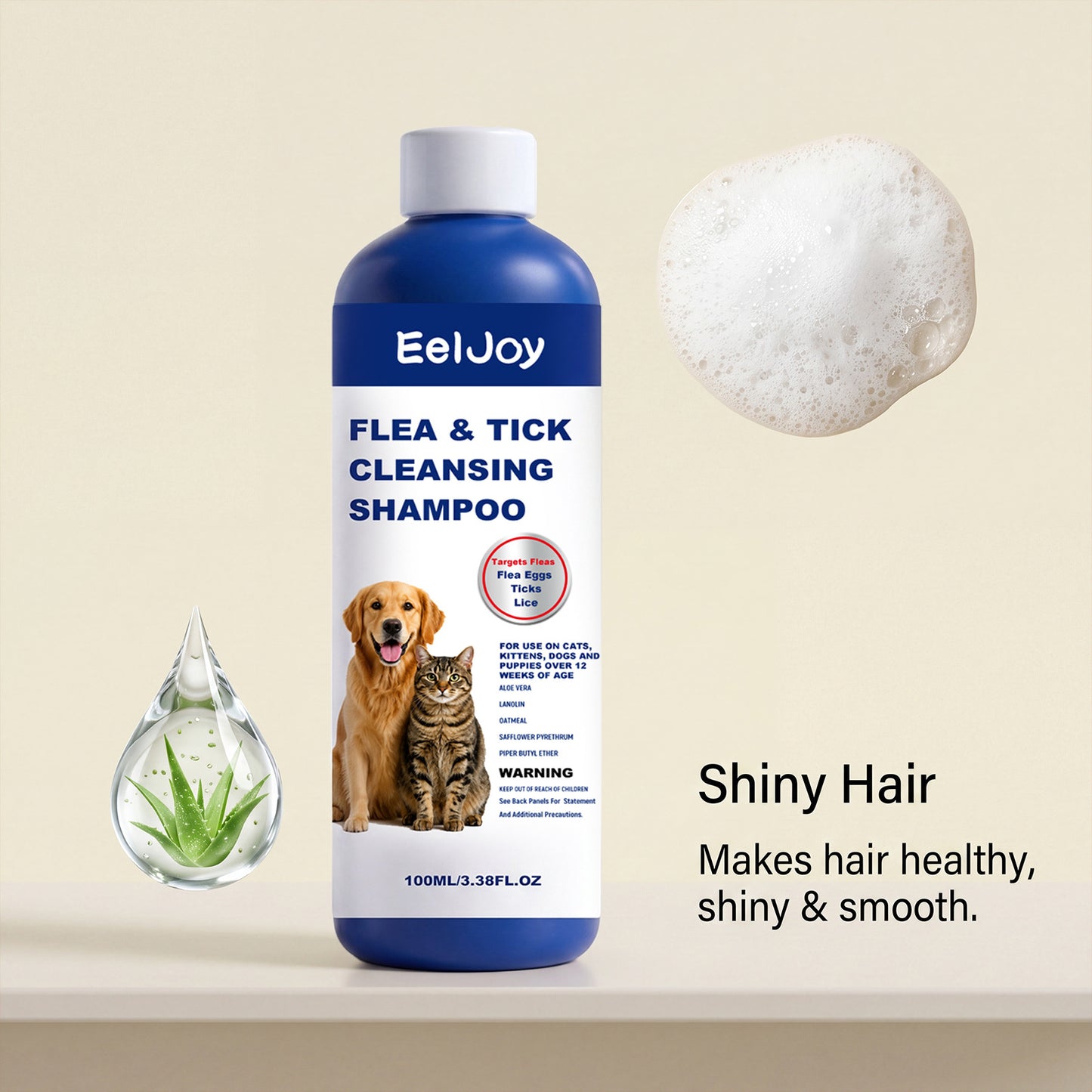 Pet Flea Tick Cleaning Shampoo