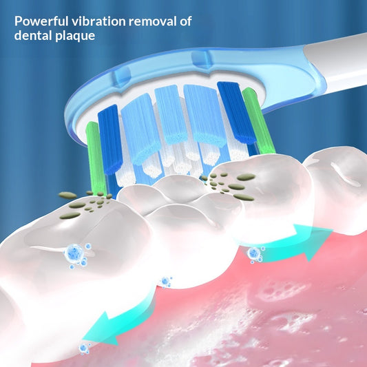 Inductive Charging Electric Toothbrush Head