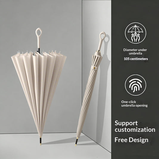 Atmospheric Korean-style Long-handled Umbrella