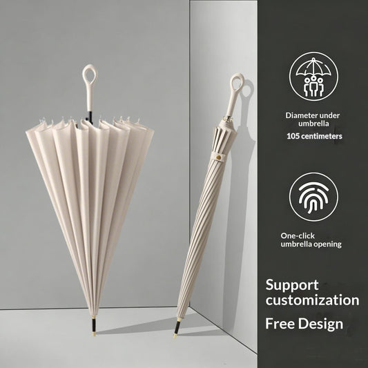 Atmospheric Korean-style Long-handled Umbrella