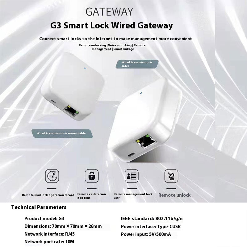 Wireless 24G Gateway Graffiti Bluetooth Smart Fingerprint Lock
