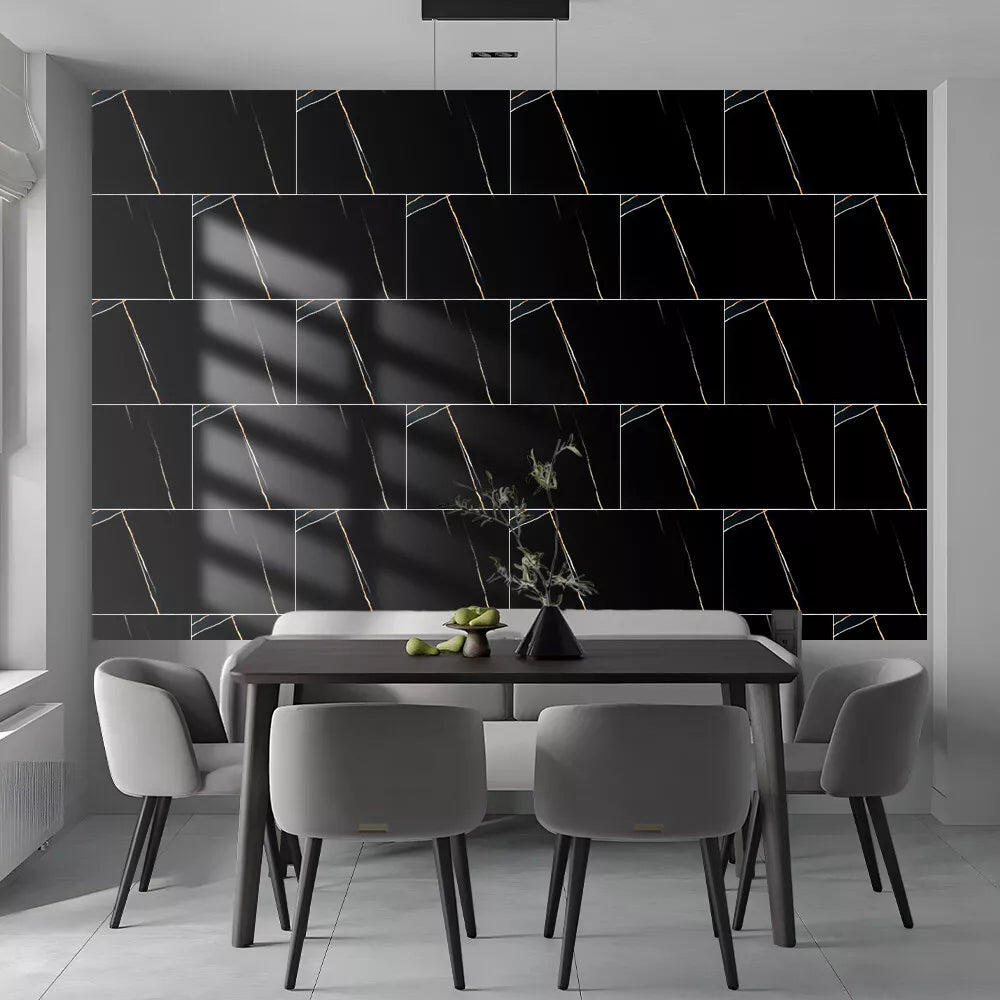 10 Self-adhesive Marble Tile Stickers For Kitchen, Living Room And Bathroom