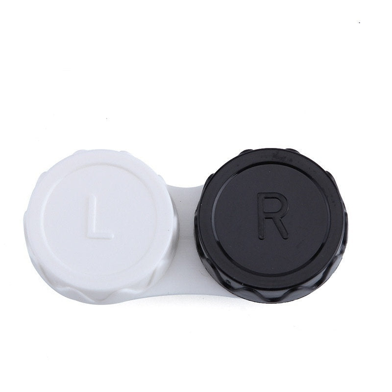 Contact Lens Dual-Compartment Case Companion Box PP Multi-Color Accessories