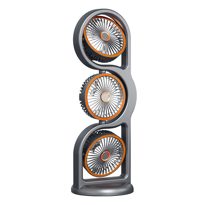 Multifunctional High-Wind-Force Three-Speed Fan With Night Light Dormitory And Outdoor Desktop Fan
