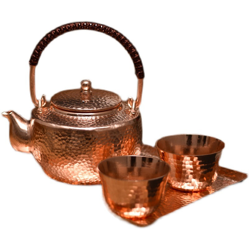 Purely Handmade Copper Teapot For Gongfu Tea