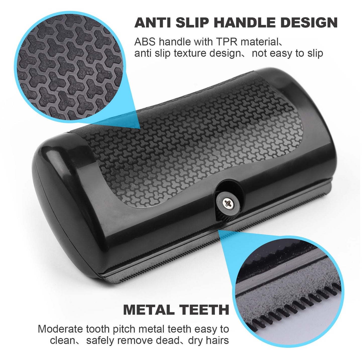 Dog Brush For Shedding, Deshedding Undercoat Brush For Cats & Rabbits  Ergonomic Grooming Tool, Painlessly Removes Loose & Matted Fur For Short Medium Long Haired Pets