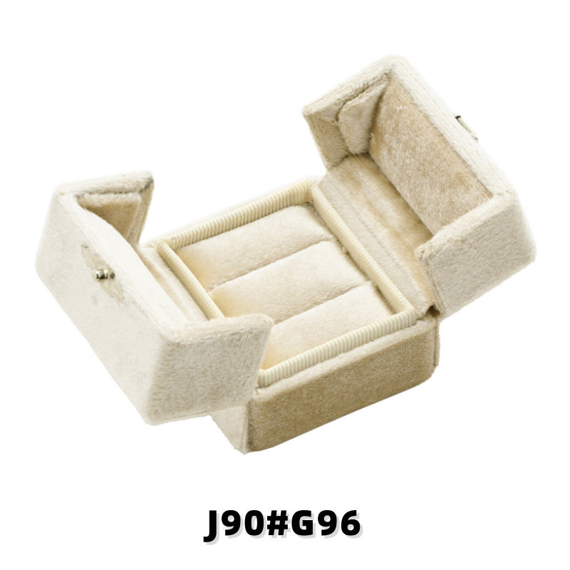 New Valentines Day Gift Pair Ring Jewelry Storage Box