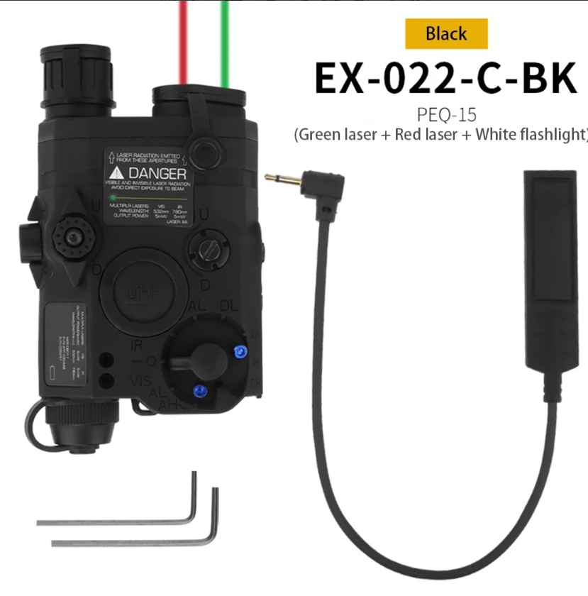 Real-life CS Tactical Equipment With Added Laser Light, Illuminating Flashlight, Film And Television Props For Dressing Up
