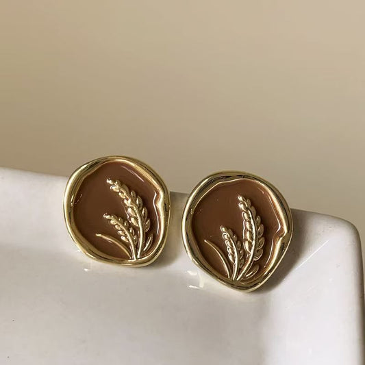 Elegant Blue Love Heart Clip On Earrings For Women Non Pierced Ears Fashion Jewelry