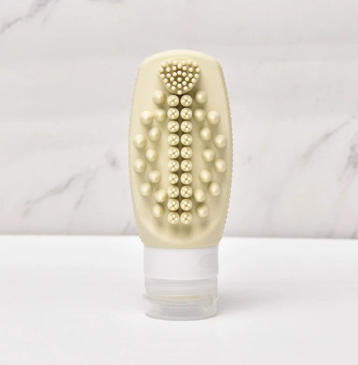 Silicone Travel Sub-bottle Multifunctional Massage Bottle Portable Bottle
