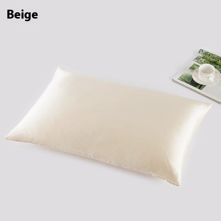 Plain Beauty Silk Hair Care Sleep Comfortable Thickened American Simple Double-sided Silk Pillowcase