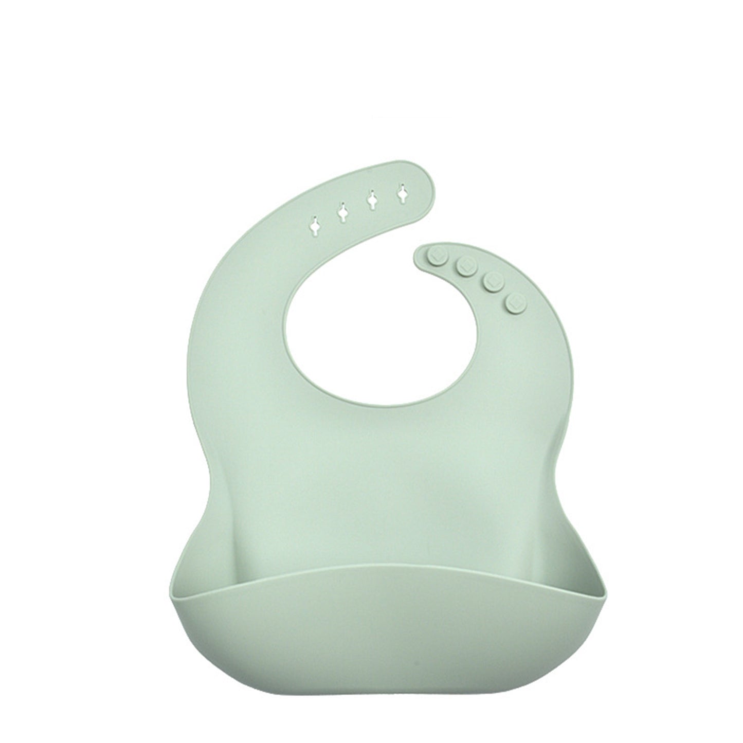 Soft Silicone Baby Bibs - Waterproof, Adjustable & BPA-Free For Infants & Toddlers 10-72 Months, Unisex Feeding Essentials In 7 Colors