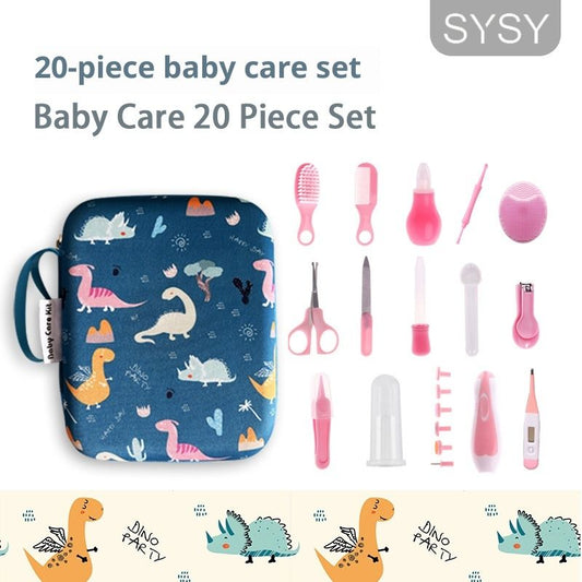 Electric Nail Grinder Babies' Comb And Brush Nasal Aspirator Scissors Silicone Brush Feed Medication Utensil Care Suit