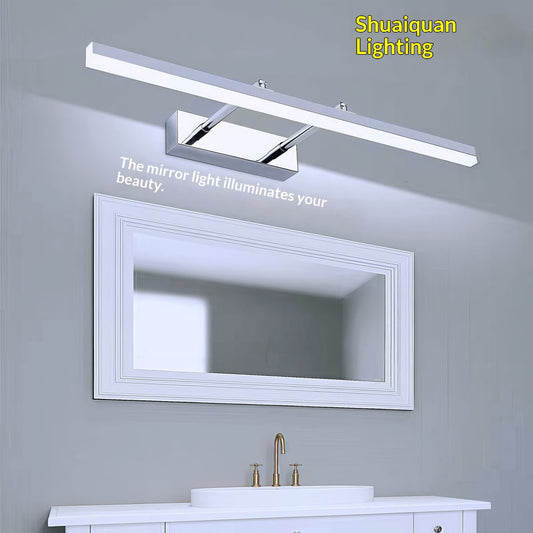 LED Retractable Mirror Makeup Wall Light Fill Light