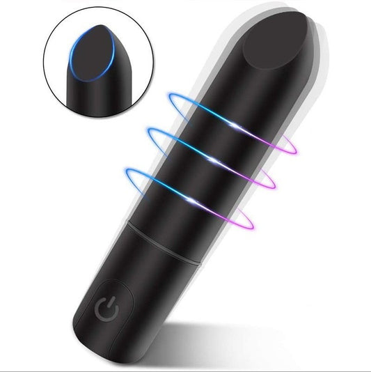 New USB-powered Mini Vibrator With 10 Vibration Patterns A Lipstick-shaped Masturbator For Women, Designed To Stimulate The Clitoris And G-spot And Help Achieve Orgasm.