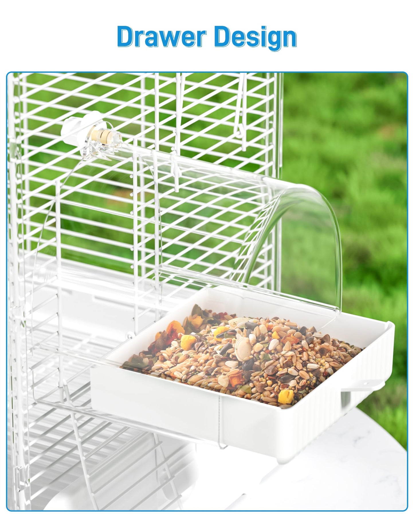 Hanging Bird Bath For Cage, 3 In 1 Multifunction Bird Bath&Bowl&House, Bird Cage Accessories Suitable For Small To Medium Birds, Like Lovebirds, Finches, Parakeets, Mannikin