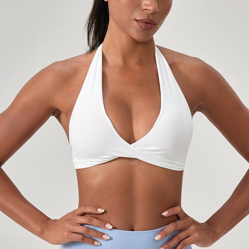 European And American Yoga Women's Halter Beauty Back Running Workout Underwear