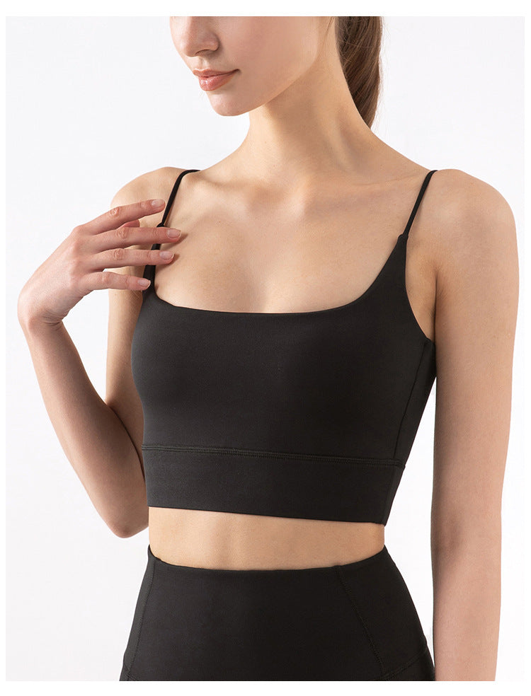Thin Shoulder Beauty Back Exercise Vest With Chest Pad Female Yoga European And American Style Sling Workout Underwear