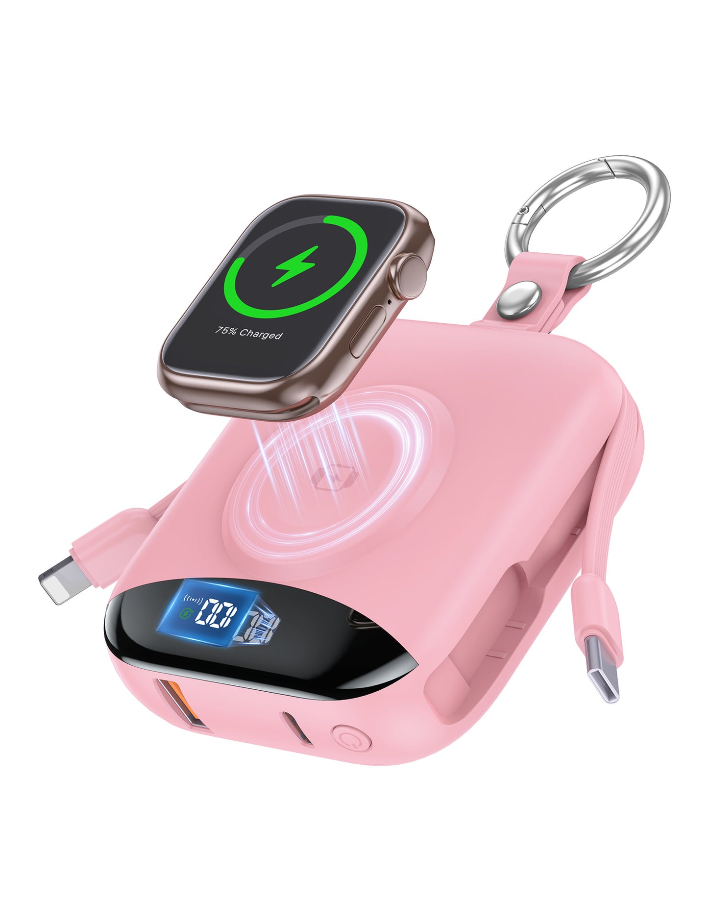 Portable Fast-charging Magnetic Wireless Power Bank For Smartwatches