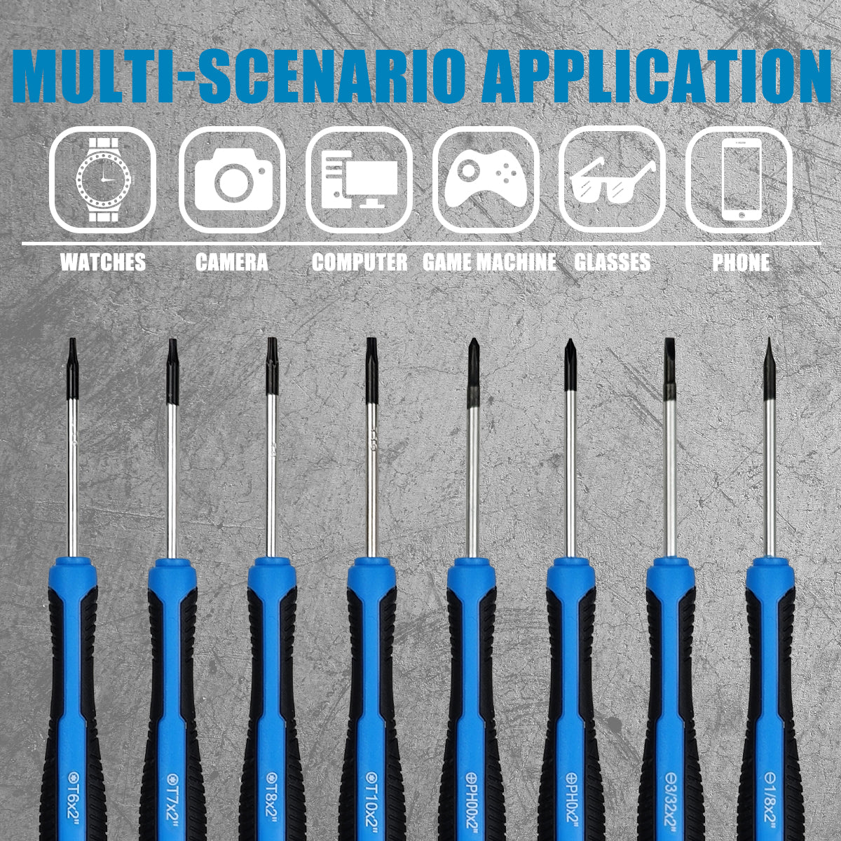One Hundred-Piece Screwdriver Set, Home Repair Tool Kit, Automotive Repair Tools