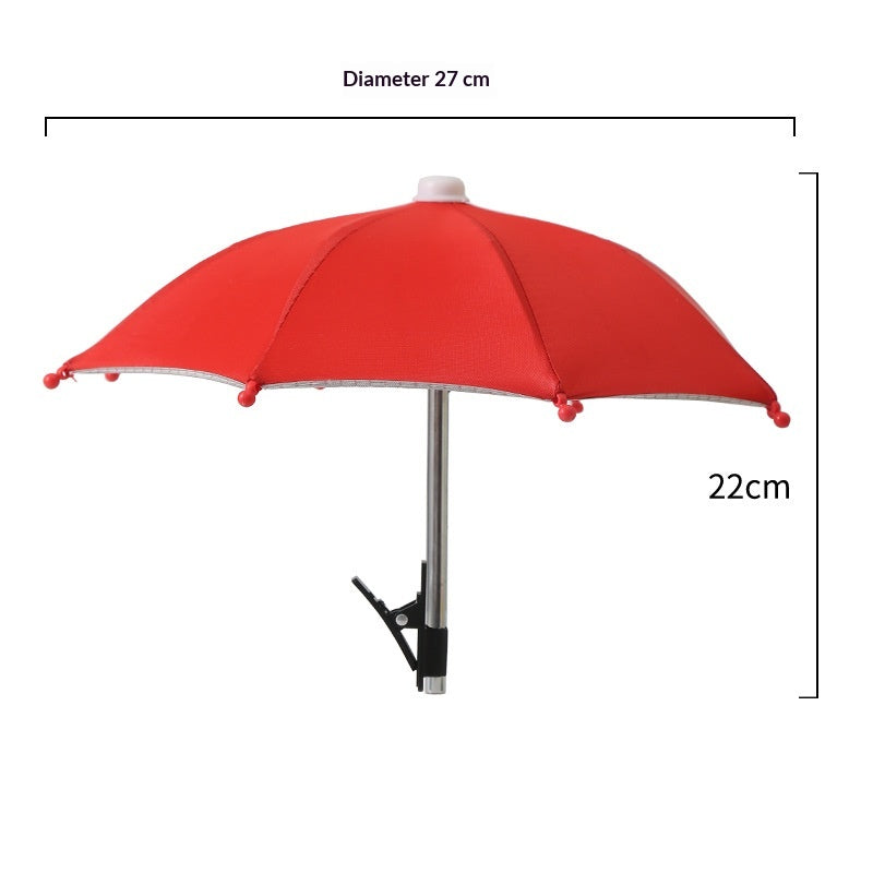 Phone Holder Umbrella Clip Outdoor Umbrella Phone Mount