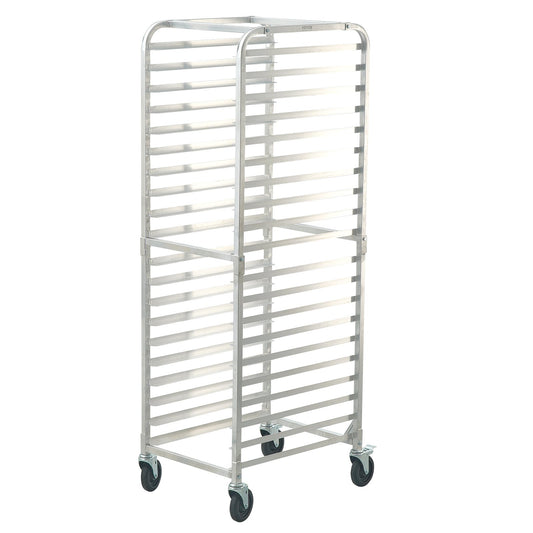 Bun Pan Rack, 20-Tier Commercial Bakery Racks With Brake Wheels, Aluminum Racking Trolley Storage For Half & Full Sheet, Speed Rack For Kitchen Home, Bread Baking Equipment, 26'L X 20.4'W X 70'H