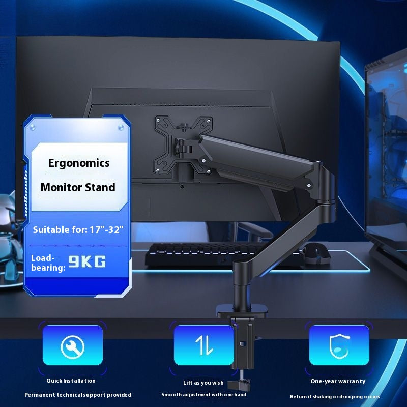 32-inch Computer Monitor Punch Free Rack Mechanical Arm