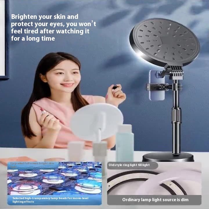 Desktop Makeup Fill Light Round Full Screen Soft Light Lamp
