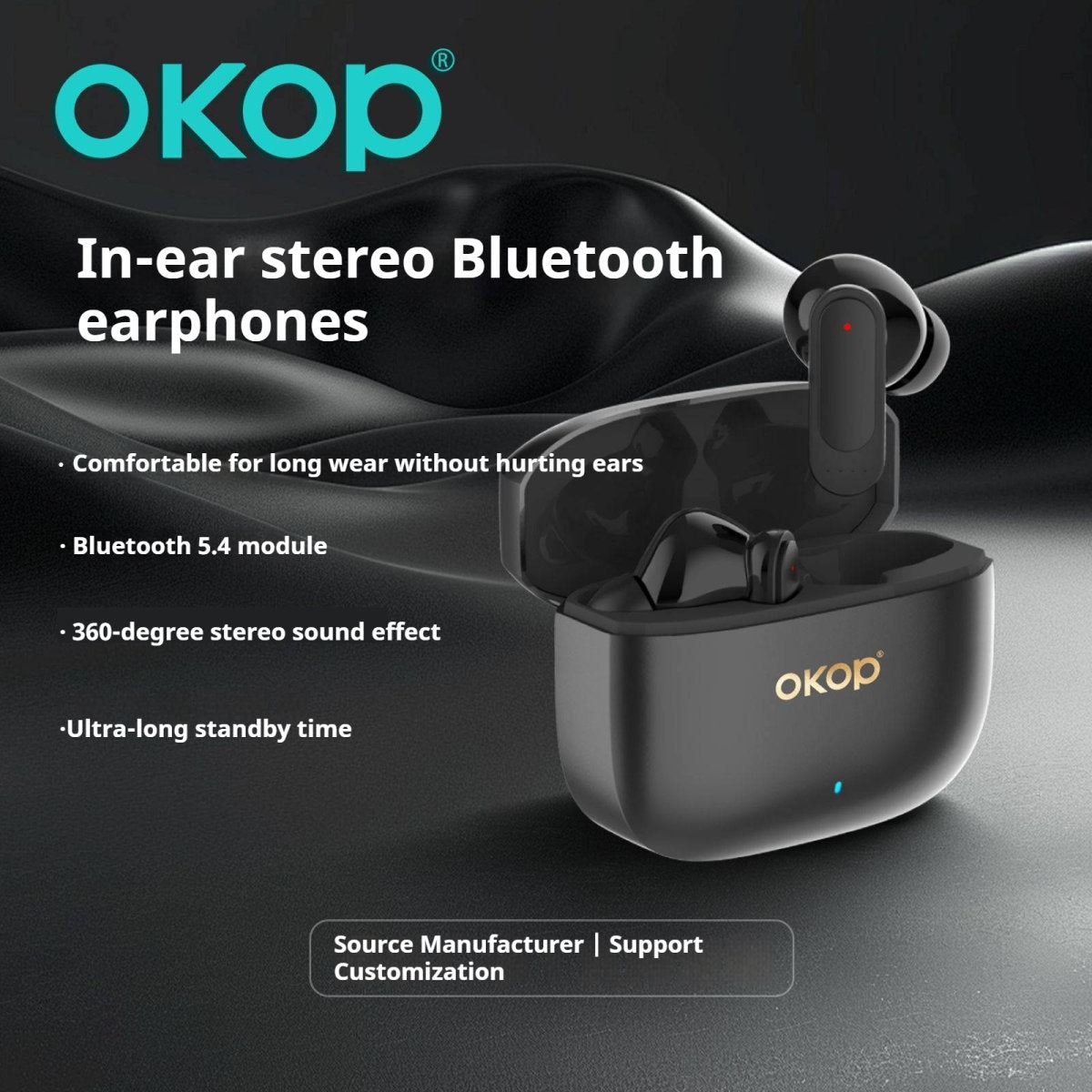 KP-210 Best Selling True Wireless Bluetooth Earbuds New In Ear Model With Noise Cancellation Low Latency High Fidelity Sound And Ultra Long Battery Life Ideal For Gaming