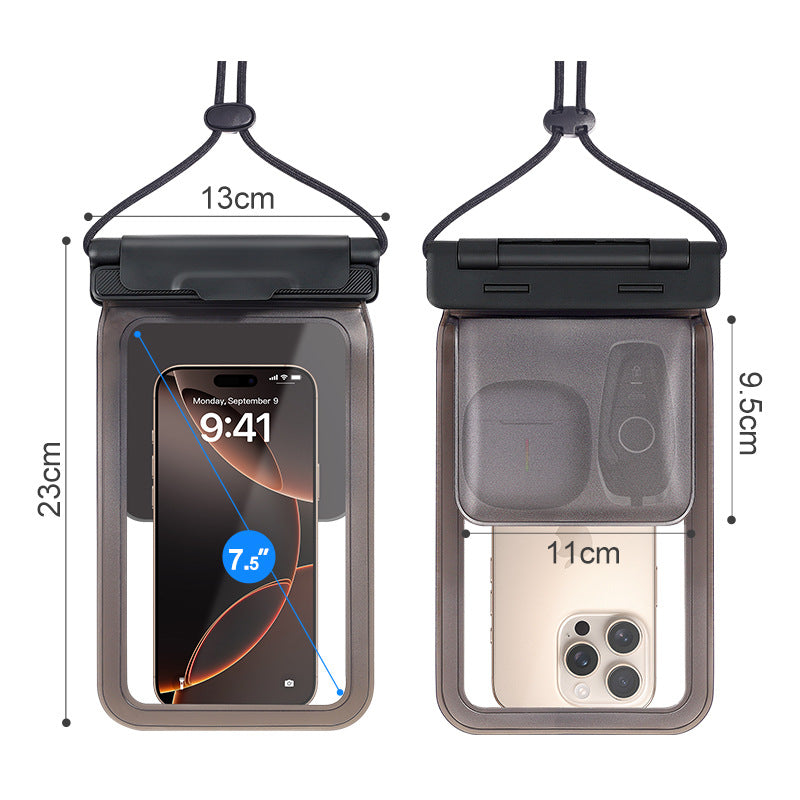 Touch-Screen Outdoor Stream-Tracking Park Phone Waterproof Bag