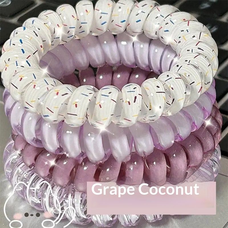 Durable Hair Tie Made From Telephone Wire