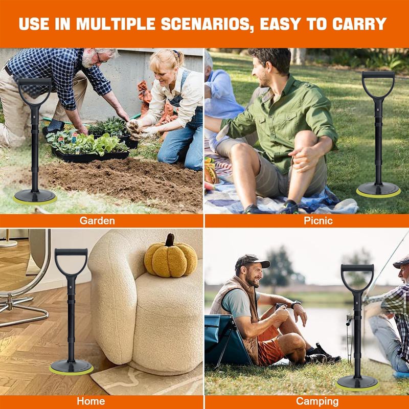 Mobility Aids Tool Adjustable Standing Assist Devices With Base For Seniors UK
