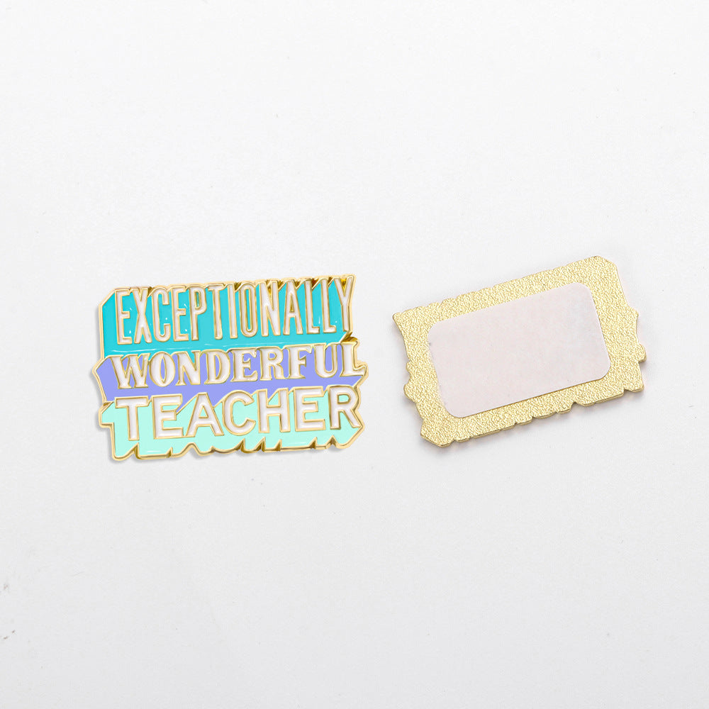 Alloy Cartoon English Alphabet-shaped Fridge Magnets Decorative Accessories