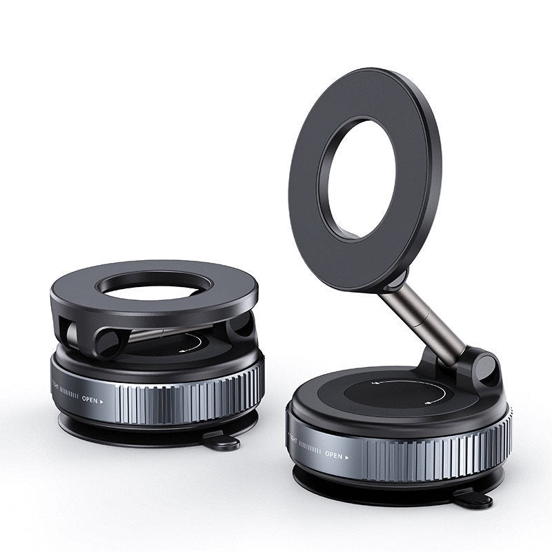 Vacuum Adsorption Mobile Phone Holder Car Navigation Bracket Suction Cup Bracket Car Magnet Phone Holder Stand