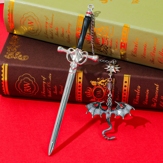 Stegosaurus Bookmark Birthday Silver And Gold Pendant Anniversary Gift
