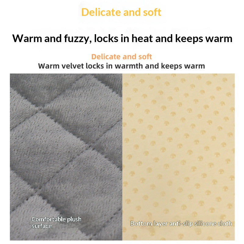 Smart Timed Heating Seat Cushion And Backrest Integrated Office Chair