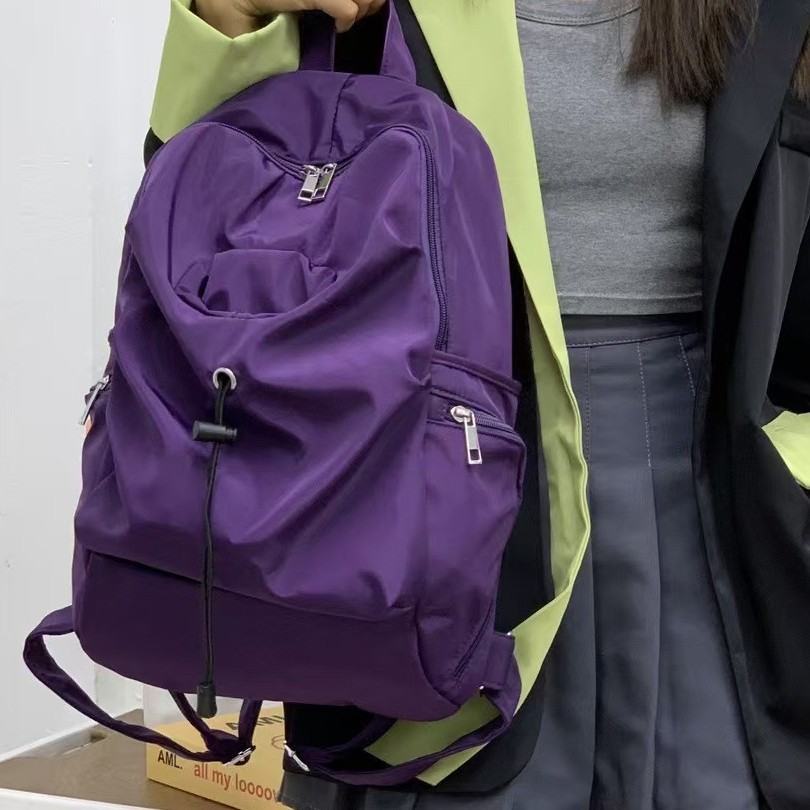 Korean-style Preppy Backpack Large Capacity For Outdoor Travel