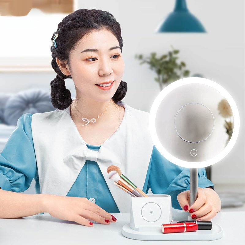 LED Makeup Mirror With Lighting And Wireless Charging