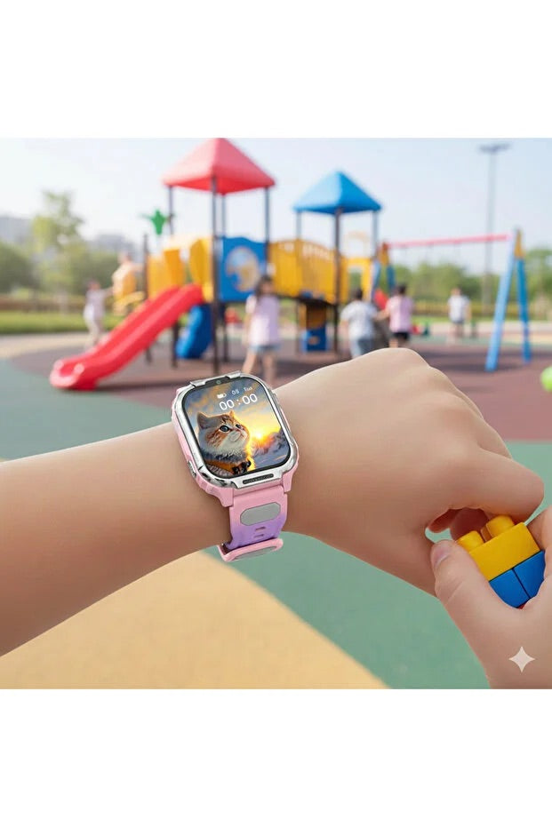 4G Kids Smart Watch With GPS Tracker, Video Call, SOS Safety Alert, WiFi Positioning, Camera, Sleep Monitor Pedometer Smartwatch For Boys And Girls