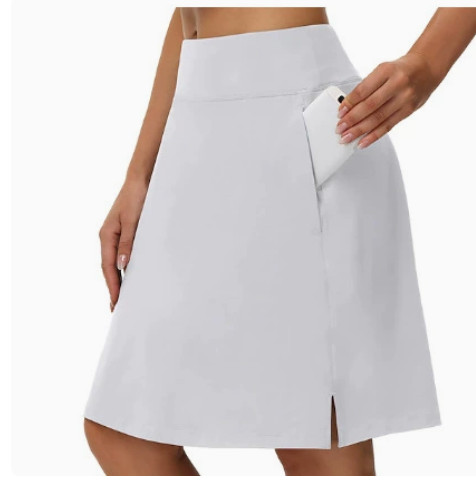 Casual Sporty Tennis Skirt-pants, Faux Two-piece, Mid-length Yoga And Fitness, Hot-selling Women's Personalized Style