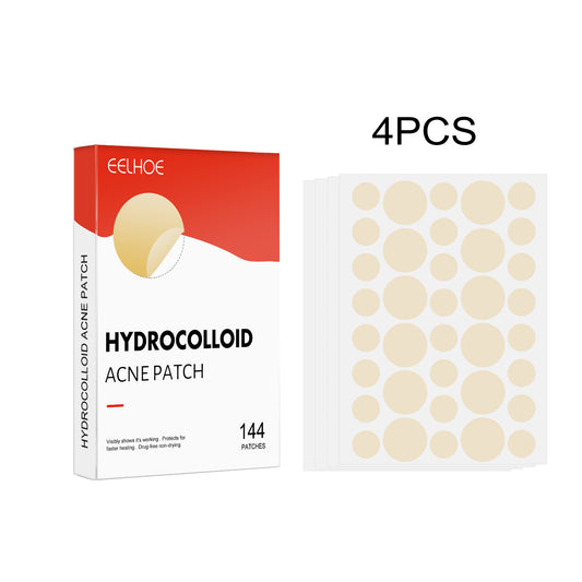 EELHOE Hydrocolloid Acne Patch, Facial Invisible Makeup Clean Acne Waterproof Breathable Acne Muscle Repair Patch