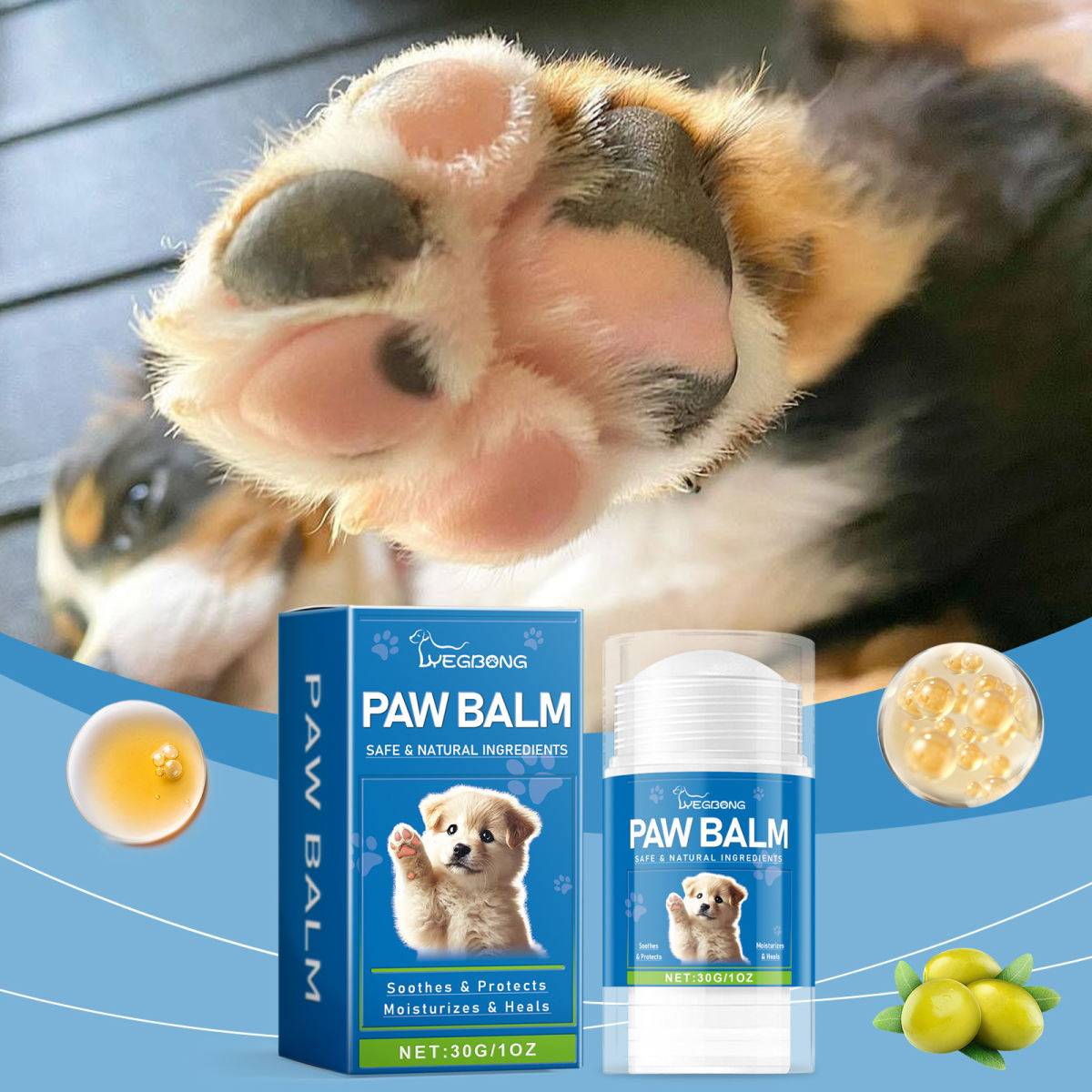 Dog Cat Foot Maintenance Moisturizing Foot Foot Foot Pad Care